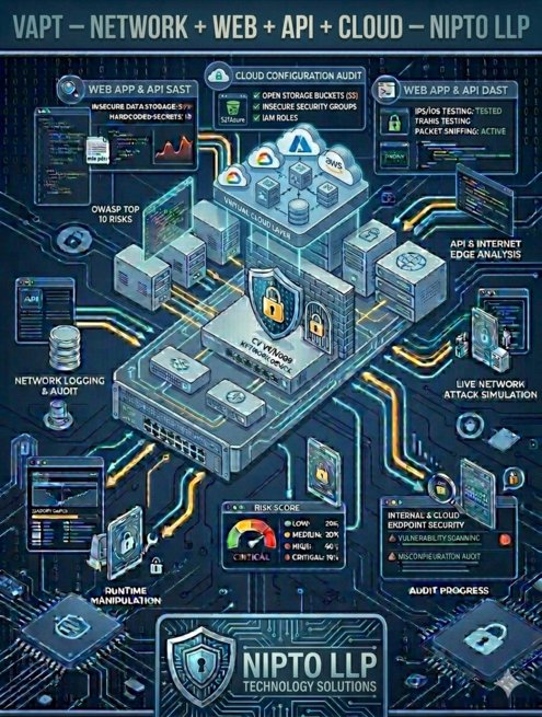 VAPT  – Network + Web + API + Cloud – Nipto LLP  – NC NWAC004