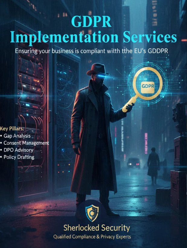 GDPR – GDPR Implementation Services– Sherlocked Security –– SS502