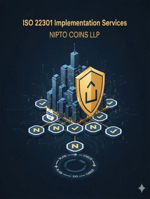 ISO 22301 – ISO 22301 implementation Services– Nipto Coins LLP –– NC202